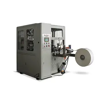 Máquina automática para fabricar tapas de vasos de papel