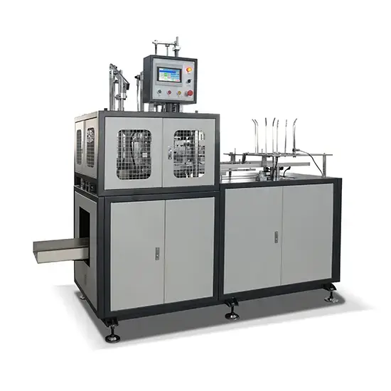 Máquina automática para loncheras de papel de uno o varios compartimentos