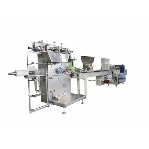 Máquina envasadora de toallitas húmedas de una sola pieza